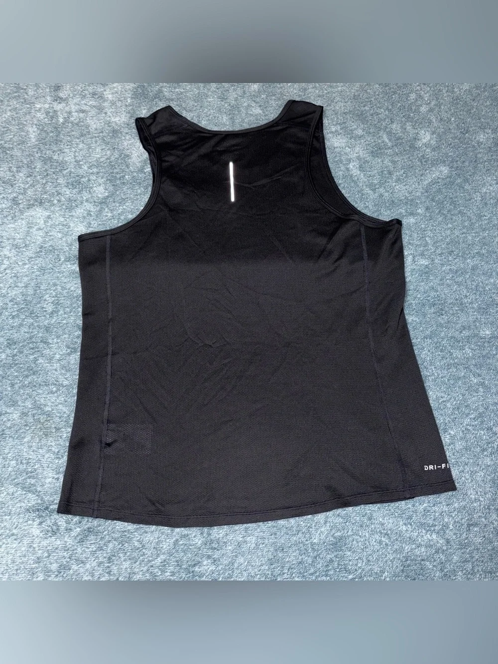 Nike Men’s Miler Dri-Fit Tank in Black Size Medium